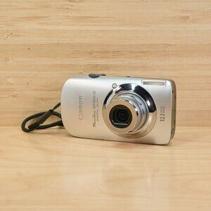 Canon PowerShot SD960 IS Digital ELPH Silver 12.1MP Digital Camera Tested Works